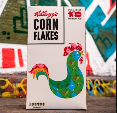 Kellogg’s partners with HP Indigo and PPG to celebrate centenary