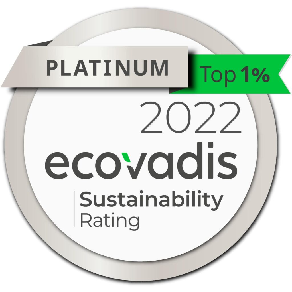Archroma awarded EcoVadis Platinum rating for 2nd consecutive year, consolidating its position amongst Top 1% best rated companies