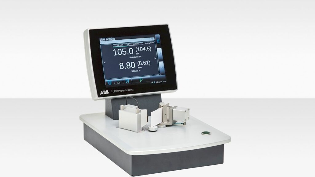 ABB launches newest generation of L&W Bending Tester for easy, fast and reliable paper testing