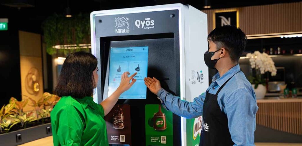 Nestlé pilots refillable vending machines in Indonesia for Milo and Koko Krunch