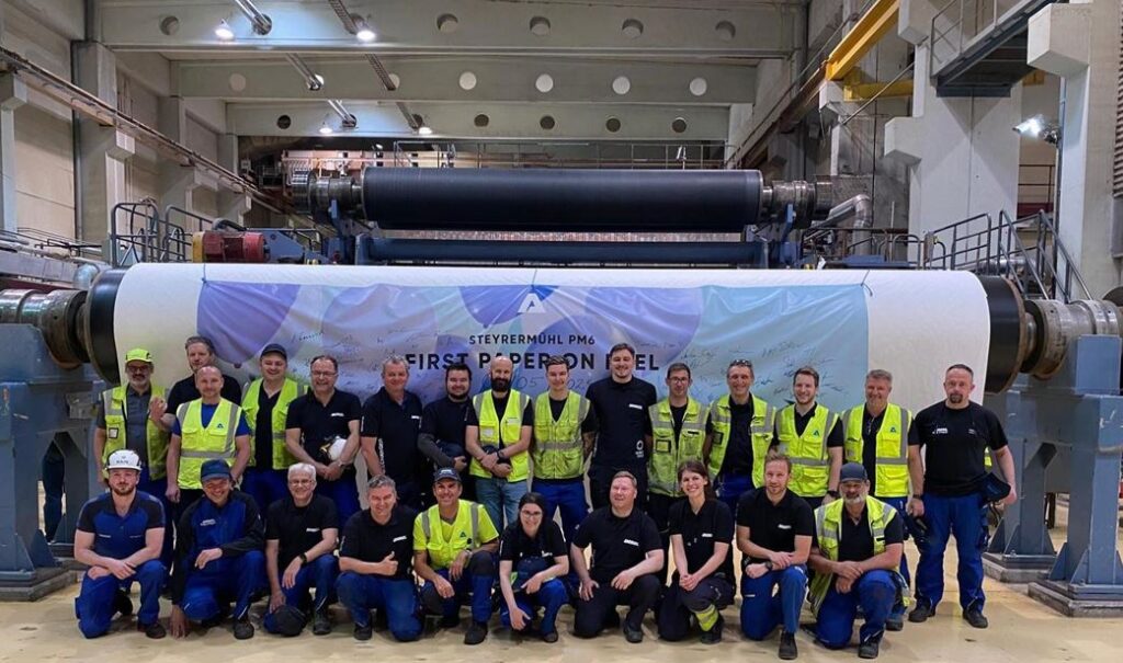 HEINZEL GROUP successfully starts up paper machine converted by ANDRITZ at Steyrermühl, Austria