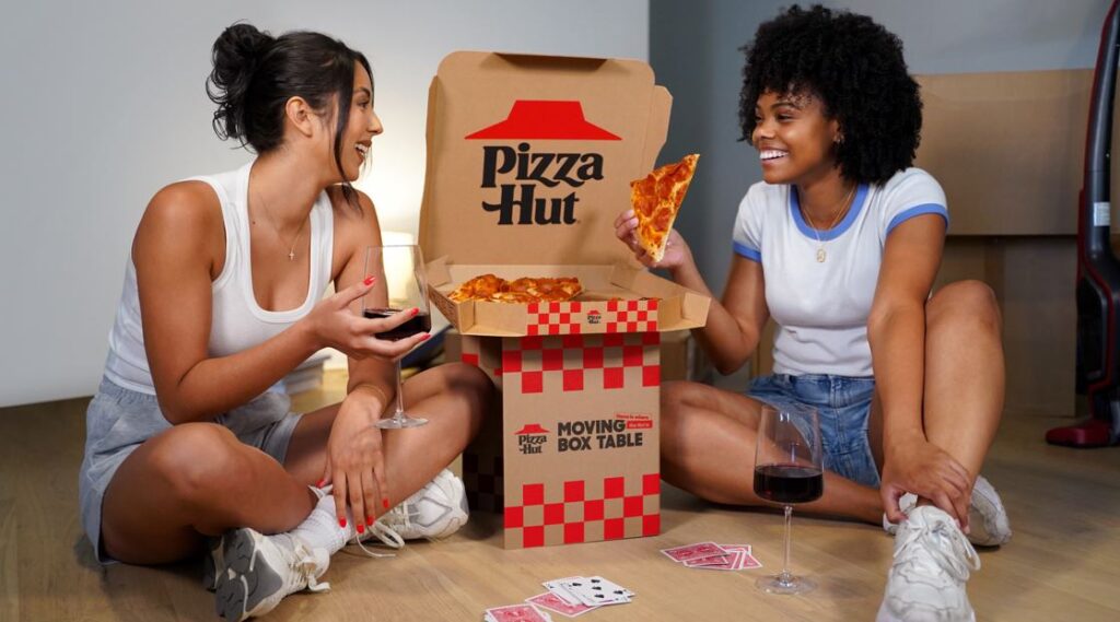 PIZZA HUT UNVEILS THE MOVING BOX TABLE: SPECIALTY PIZZA BOXES THAT TURN INTO A MINIATURE TABLE FOR MOVING DAY