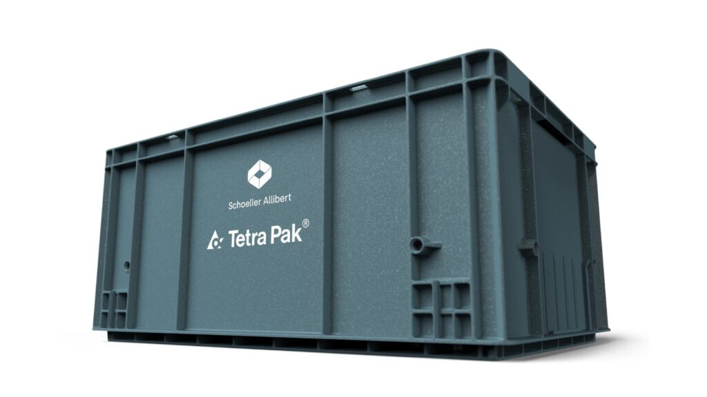 Tetra Pak and Schoeller Allibert to launch transport crates made from used beverage cartons