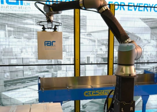Raruk Automation to Showcase Cobot Palletising Solution at Packaging Innovations & Empack