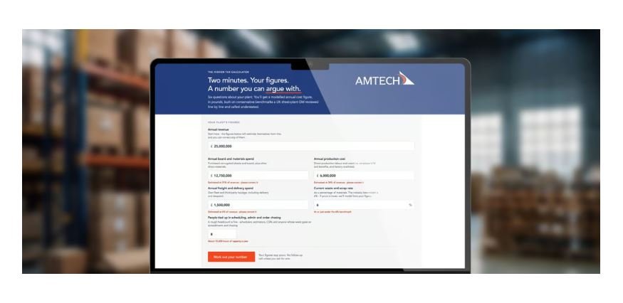 Amtech to Help UK Sheet Plants Quantify Cost and Capacity Gains at UKCorrugated Industry Trade Show 2026